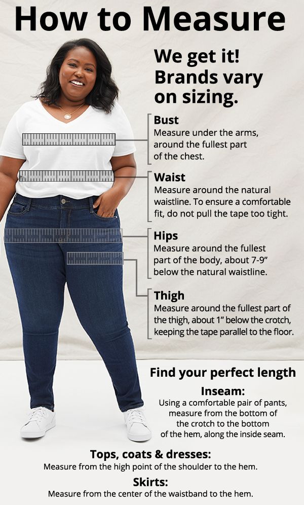 Women's Plus Size Fit Guide | JCPenney